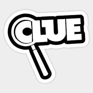 Clue horror Sticker